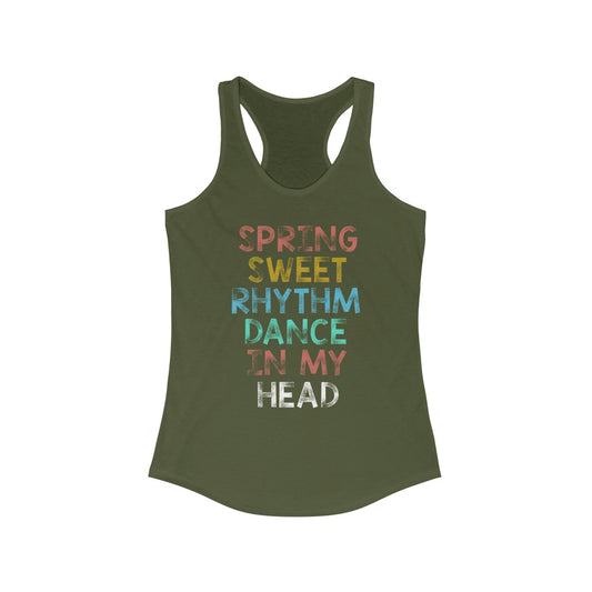 Spring Sweet Rhythm Tank Top