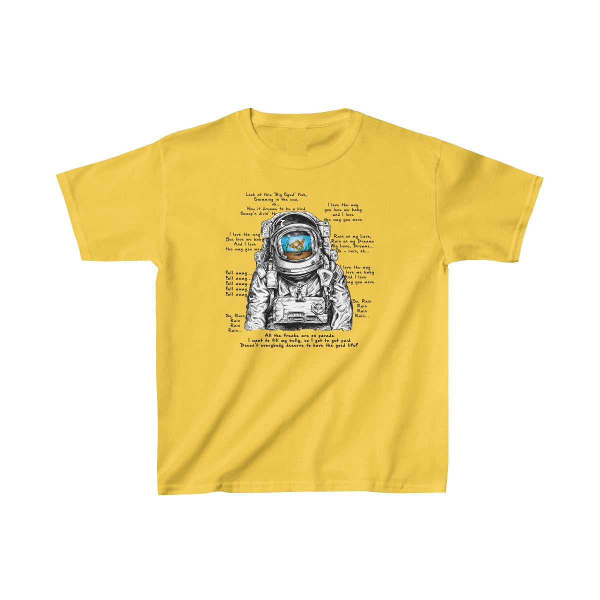 Big Eyed Fish Spaceman Mashup Kids