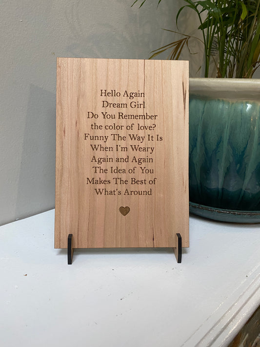 Confessions Found In The Songs Greeting Card