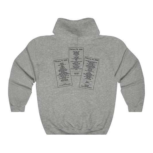 D and T in Mexico Guitar Design With Set List Hoodie