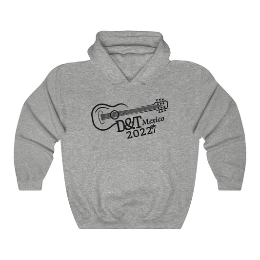 D and T in Mexico Guitar Design With Set List Hoodie