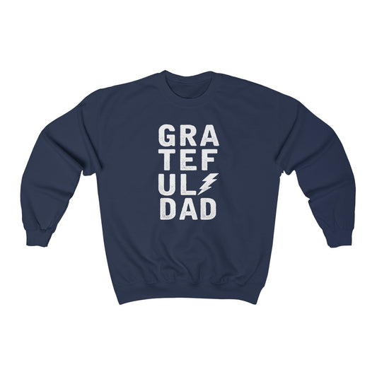 Grateful Dad Grunge Crewneck