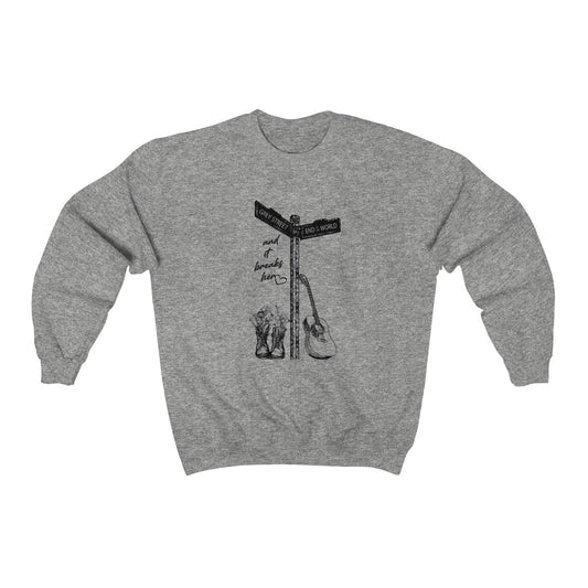 It Breaks Her Heart Crewneck