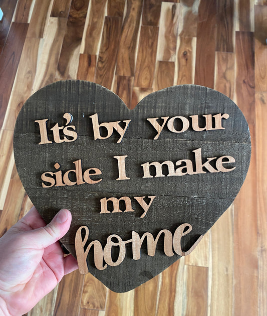 Indoor-Outdoor Hanging Art, I Make My Home