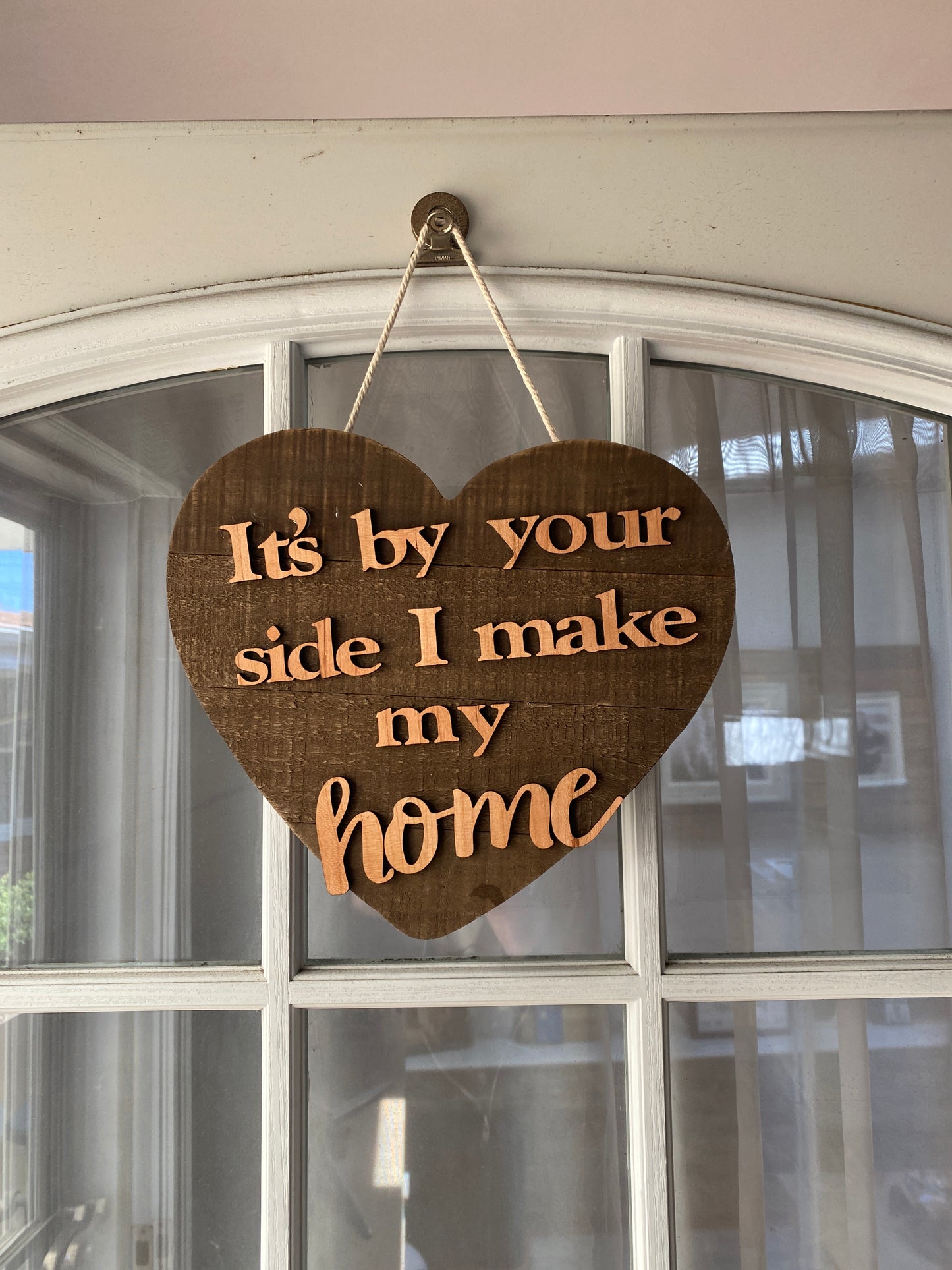 Indoor-Outdoor Hanging Art, I Make My Home