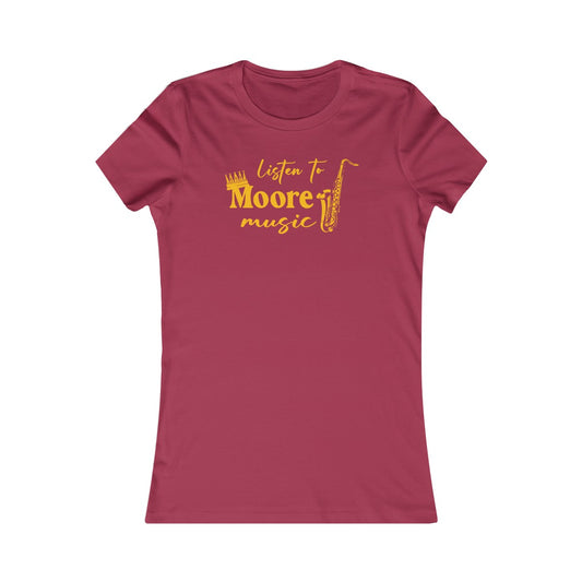 Moore Music Women's Cut (front and back design)