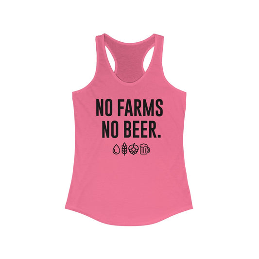 No Farms No Beer Tank Top