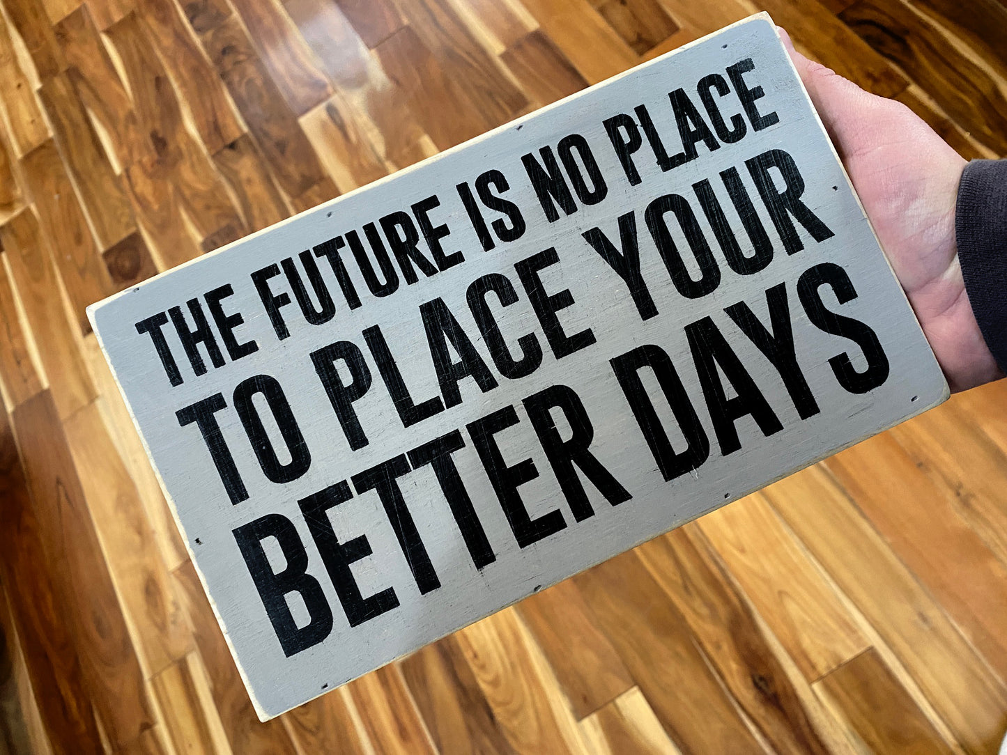Place Your Better Days Inspirational Block Art
