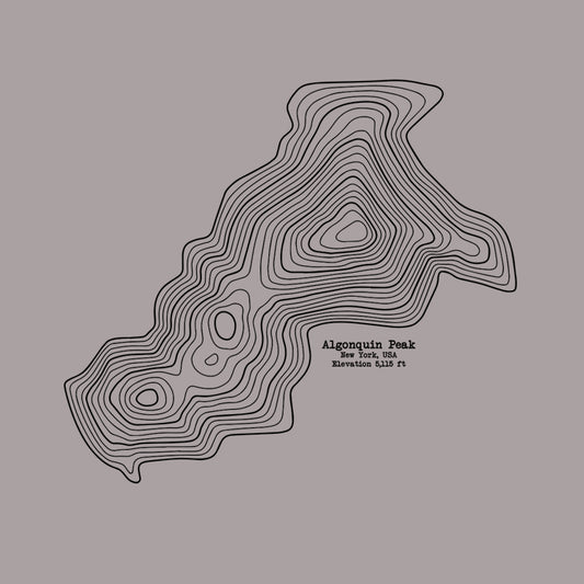 Algonquin Peak Topographical