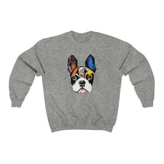 Colorful Dog Crewneck Sweatshirt
