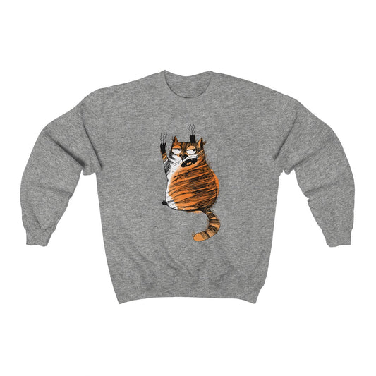 Fat cat Crewneck Sweatshirt