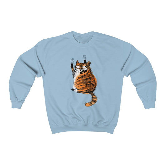 Fat cat Crewneck Sweatshirt
