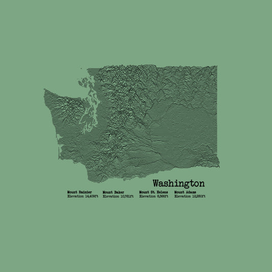 Washington Mountains Stats