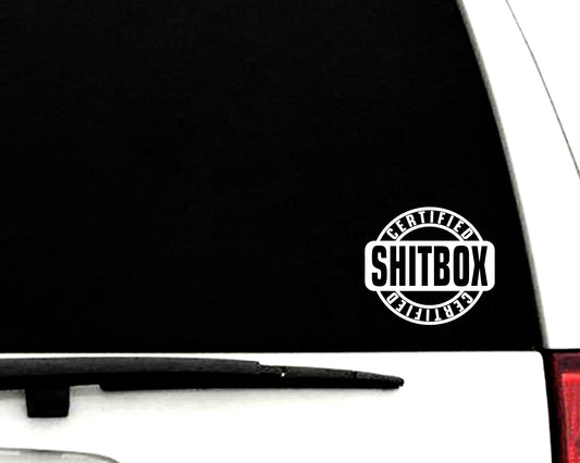 Certified Shit Box Vinyl Decal