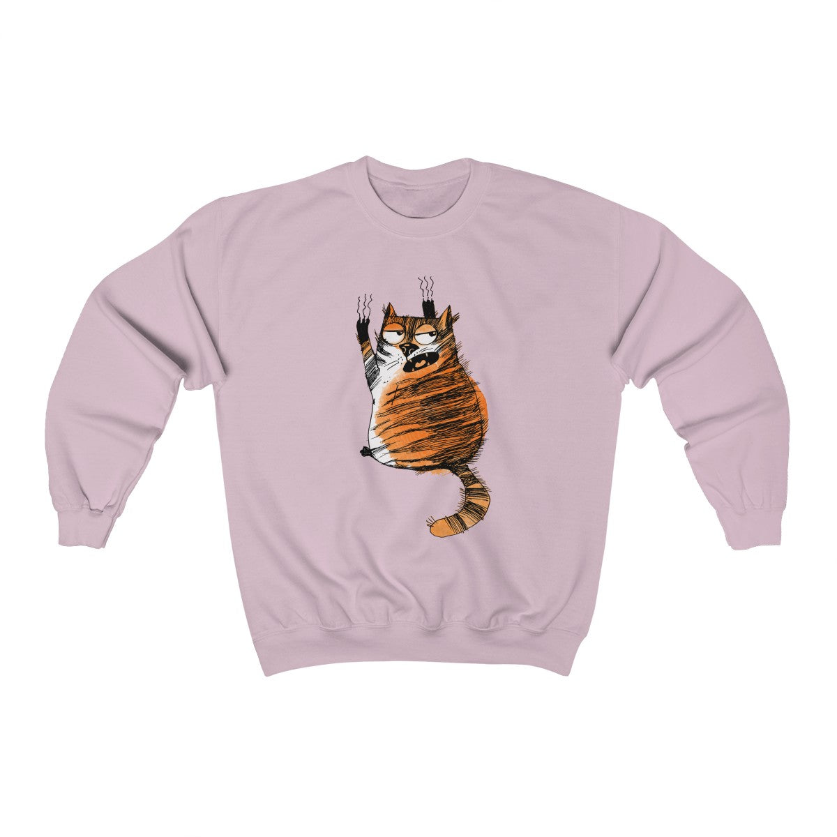 Fat cat Crewneck Sweatshirt