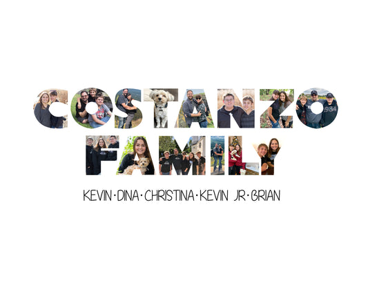 Family Name Collogue Custom Art Print