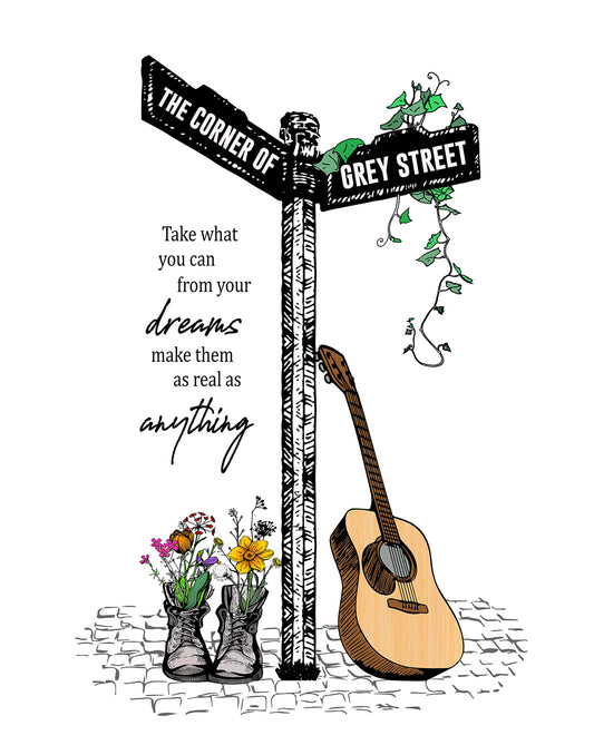 Grey Street Inspired Art Print