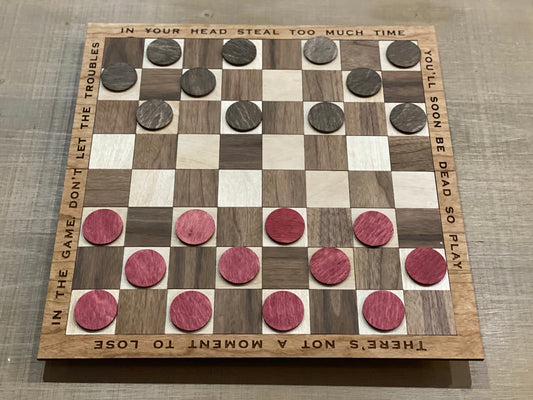Custom Themed Checkers Board