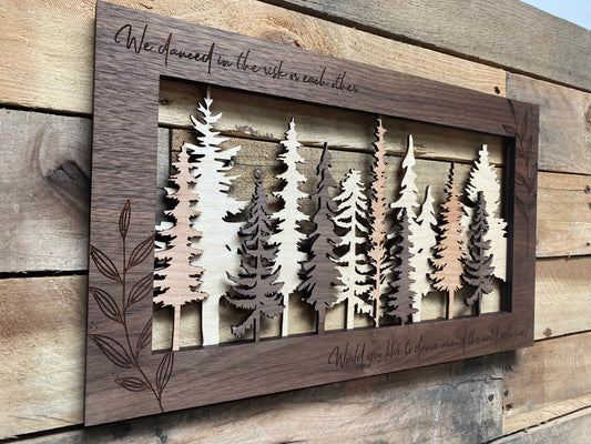 Wood wall art, I'll back you up