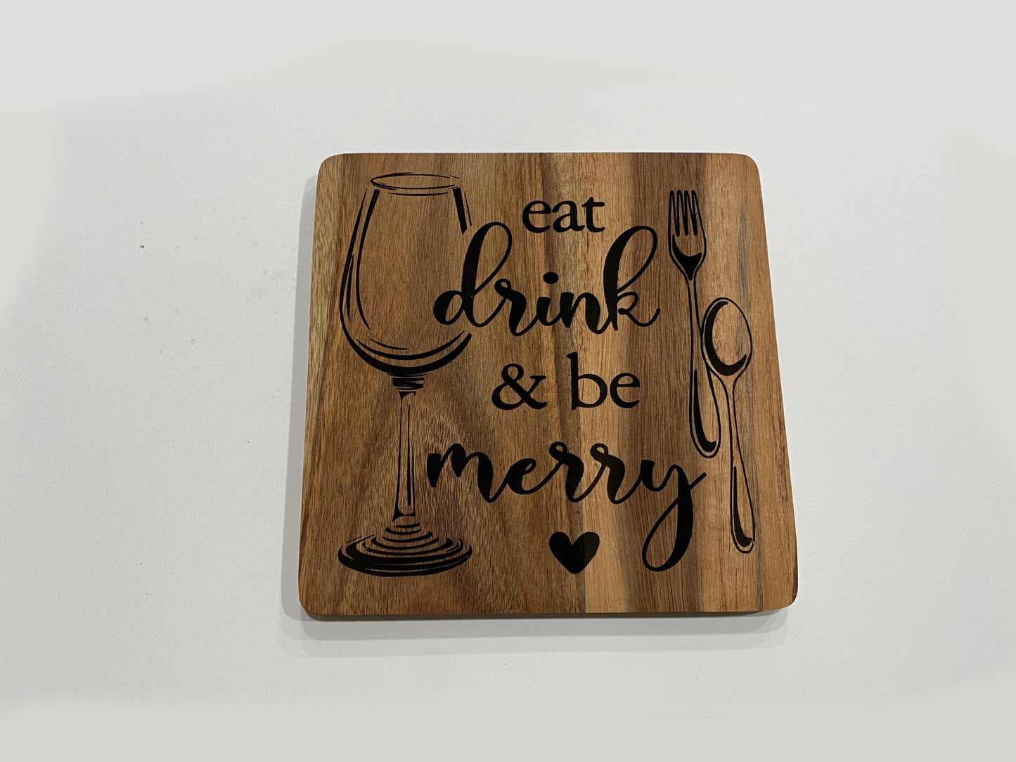 Eat Drink and Be Merry Trivet (Hot Plate)