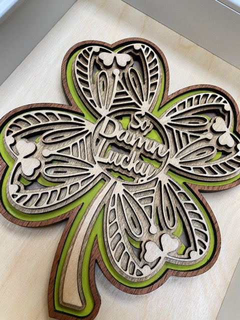 Layered Shamrock So Damn Lucky