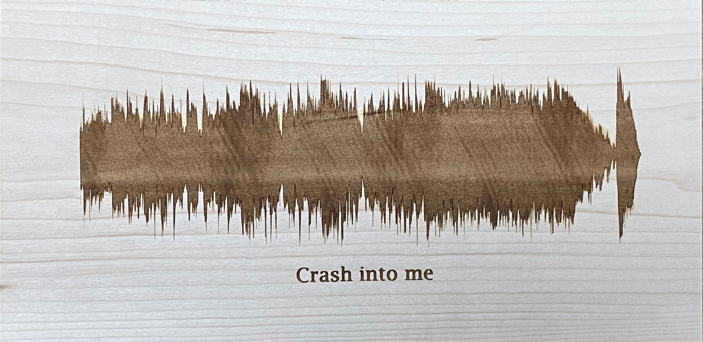 Crash, Sound Wave, Wall Art