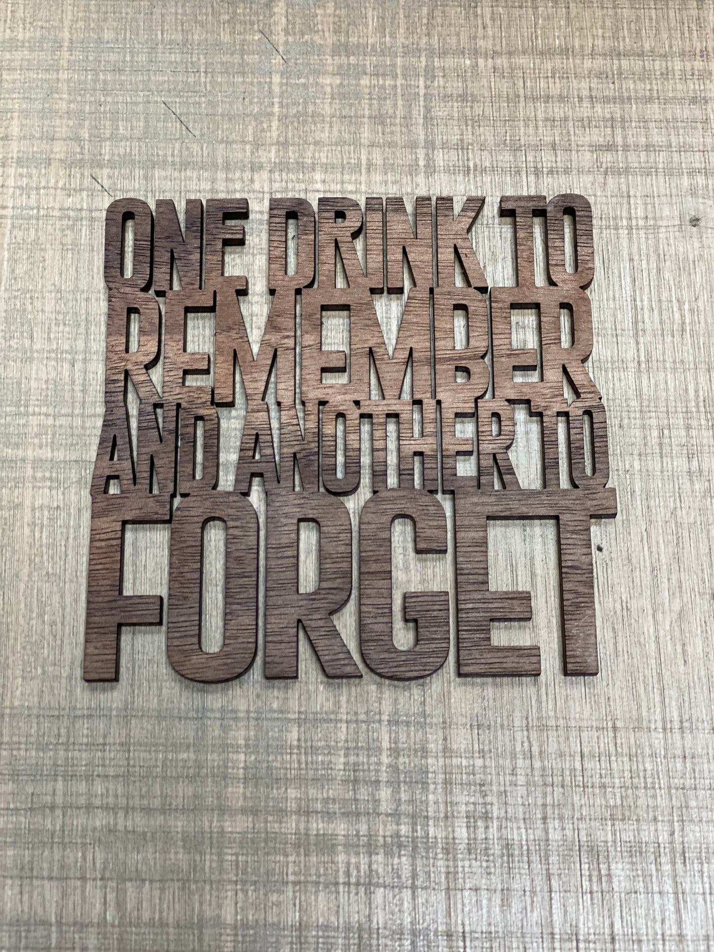 Wine Caddy And Custom Coasters