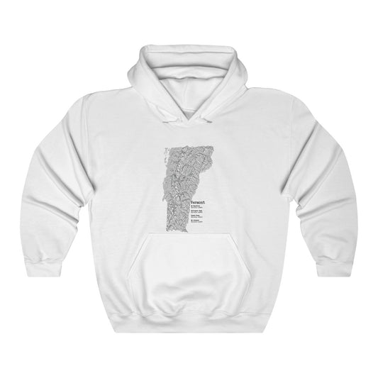 Vermont Mountain Stats Hoodie