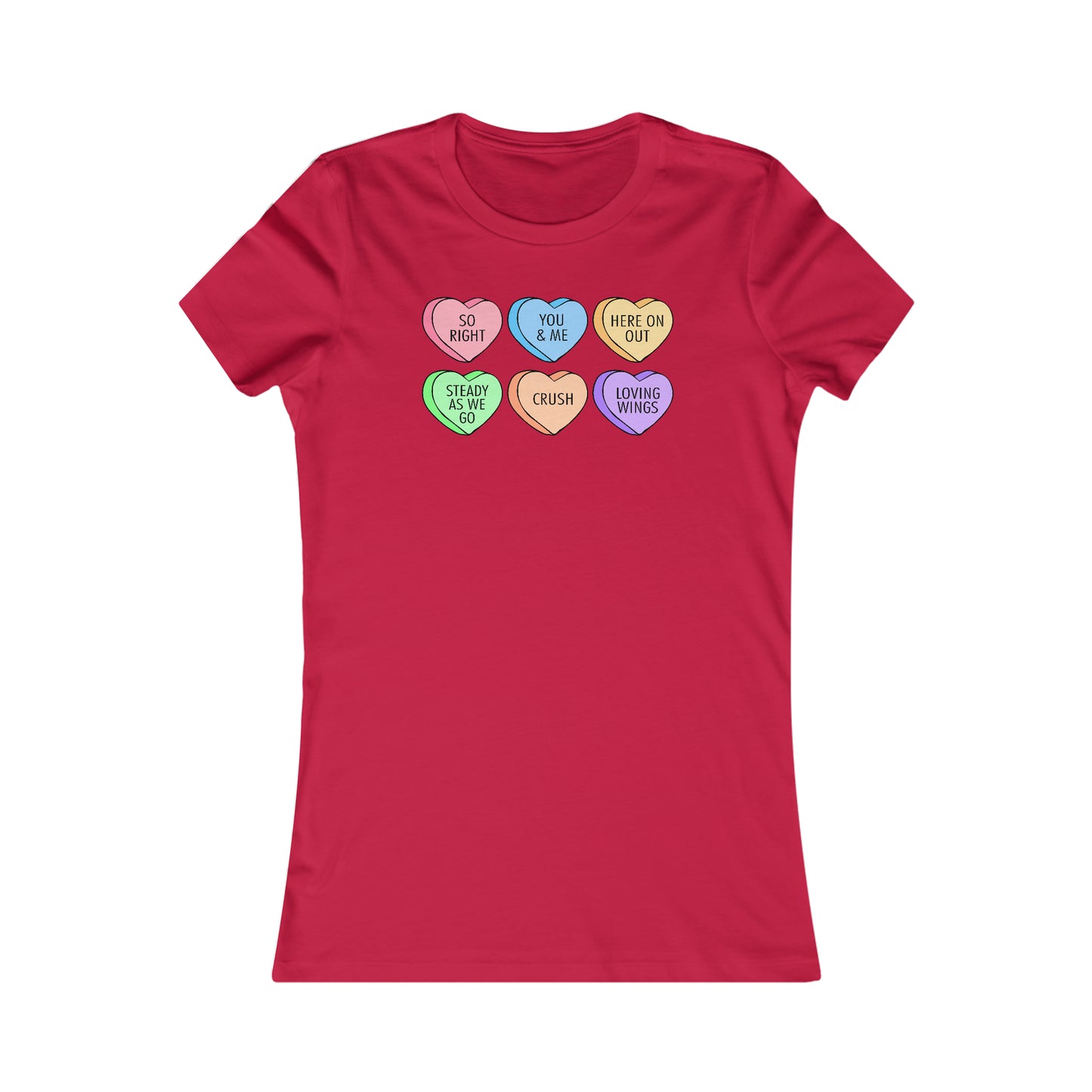 Valentines Hearts Woman's Tee