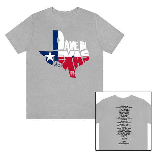 Texas 2022 Flag Design (3 styles with setlist)
