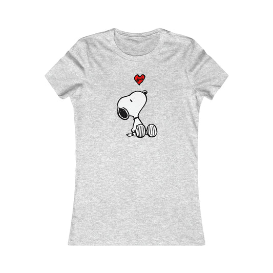 Snoopy Heart Woman's Tee