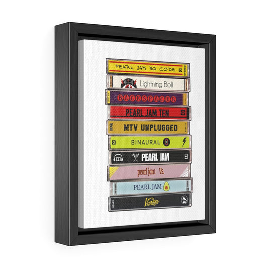 Cassettes Jam Collection Gallery Wrapped Canvas Print