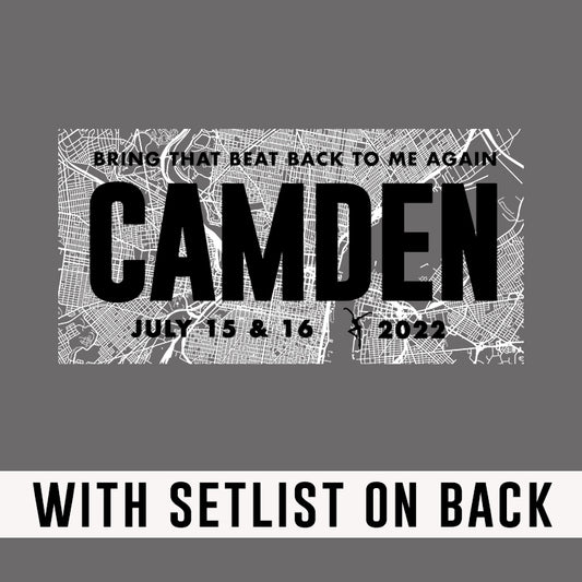 Camden Map 2022 W/SET LIST