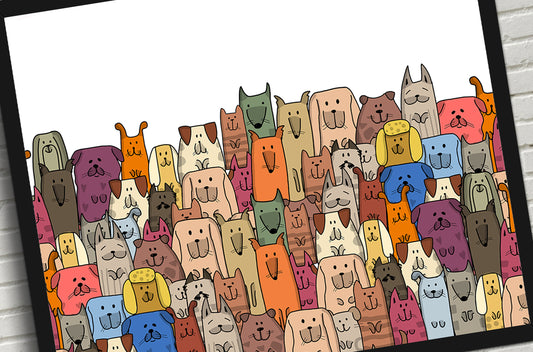 Life is better with friends Art Print