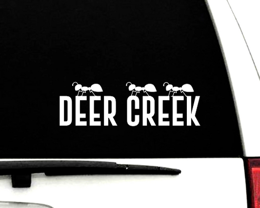 Deer Creek Vinyl Decal