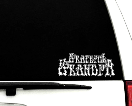 Grateful Grandpa Vinyl Decal