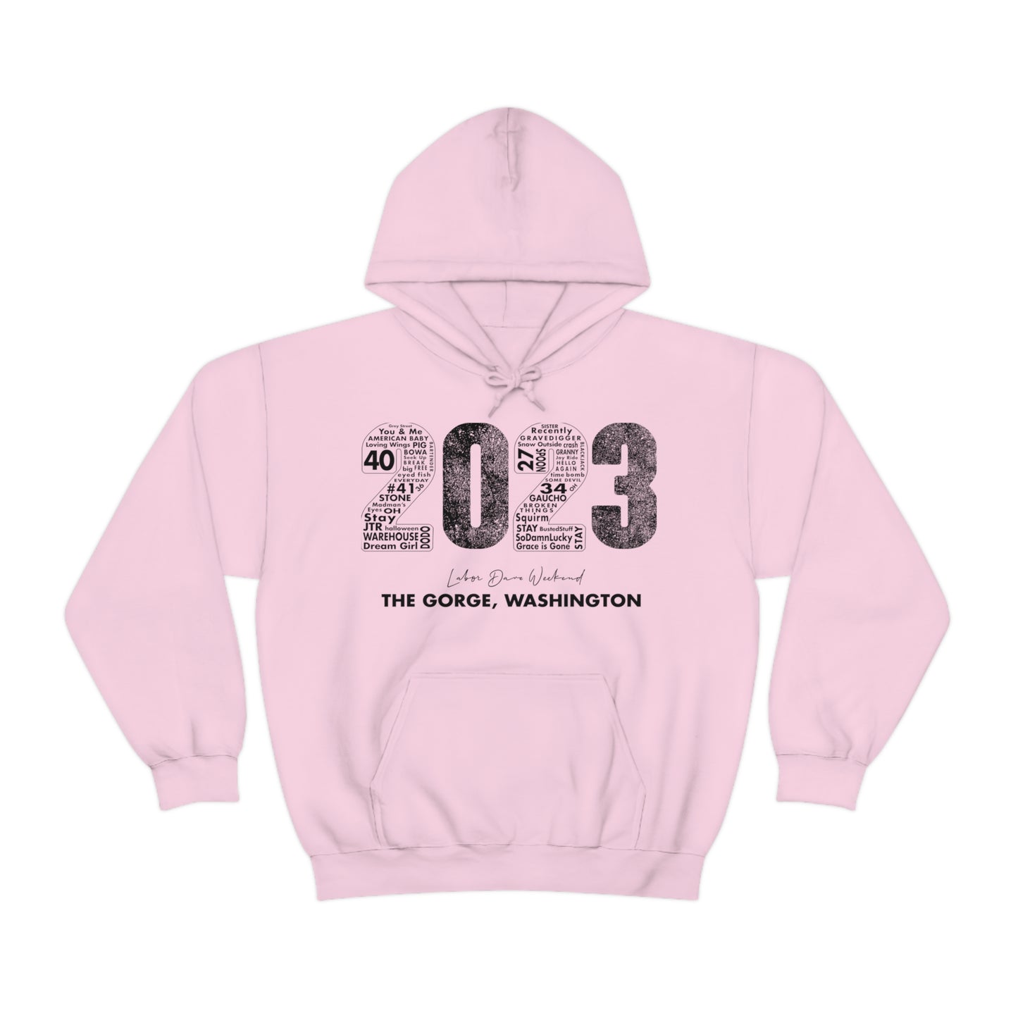 Gorge Bold 2023 Hoodie w/set list