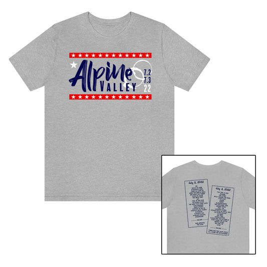 Alpine Valley 2022 W/SET LIST