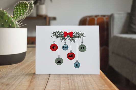 Lucky Christmas Numbers 5 Card Bundle