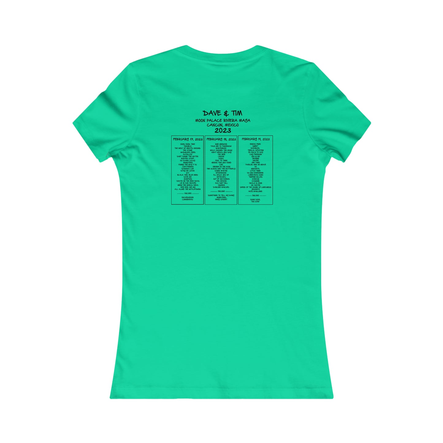 Donut Floats 2023 Women's Cut W/SET LIST