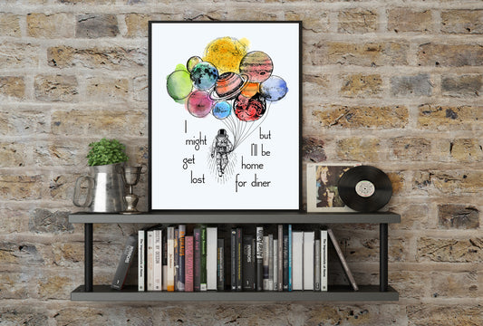 I Will Be Home For Dinner Fine Art Print