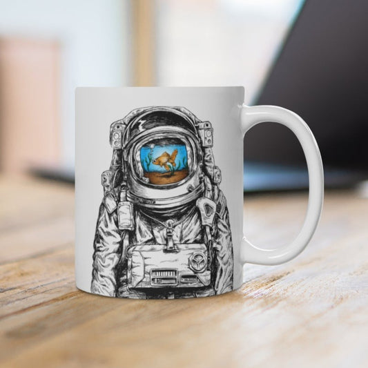 Look at this Big Eyed Fish Double Sided Mug