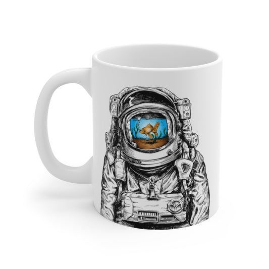 Look at this Big Eyed Fish Double Sided Mug