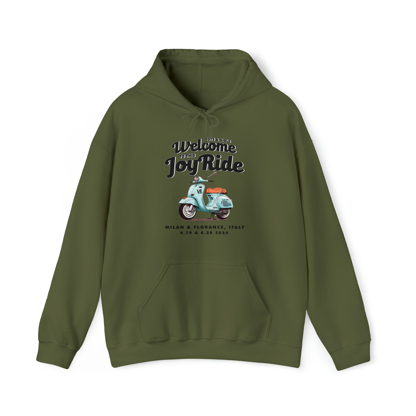 Italy Europe 2024 Hoodie w/set list