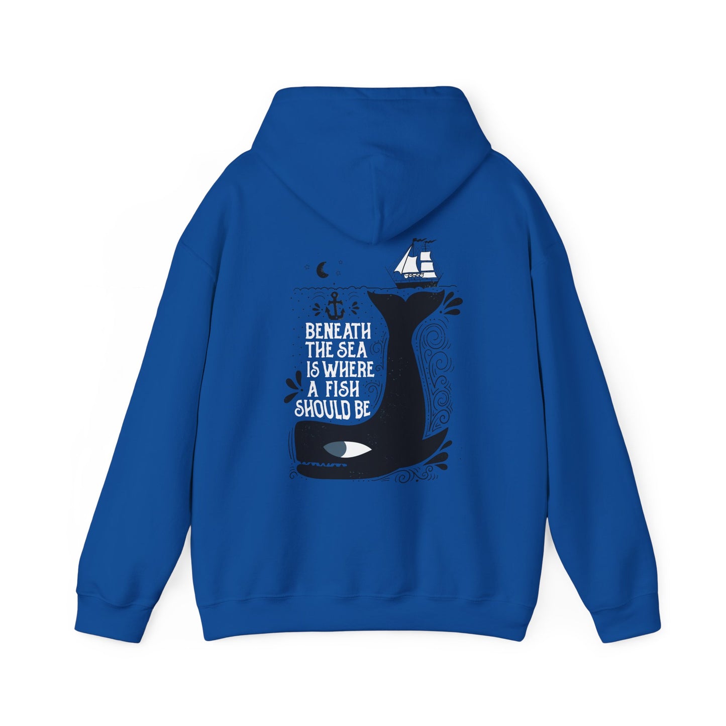 Beneath the Sea front & back Hoodie