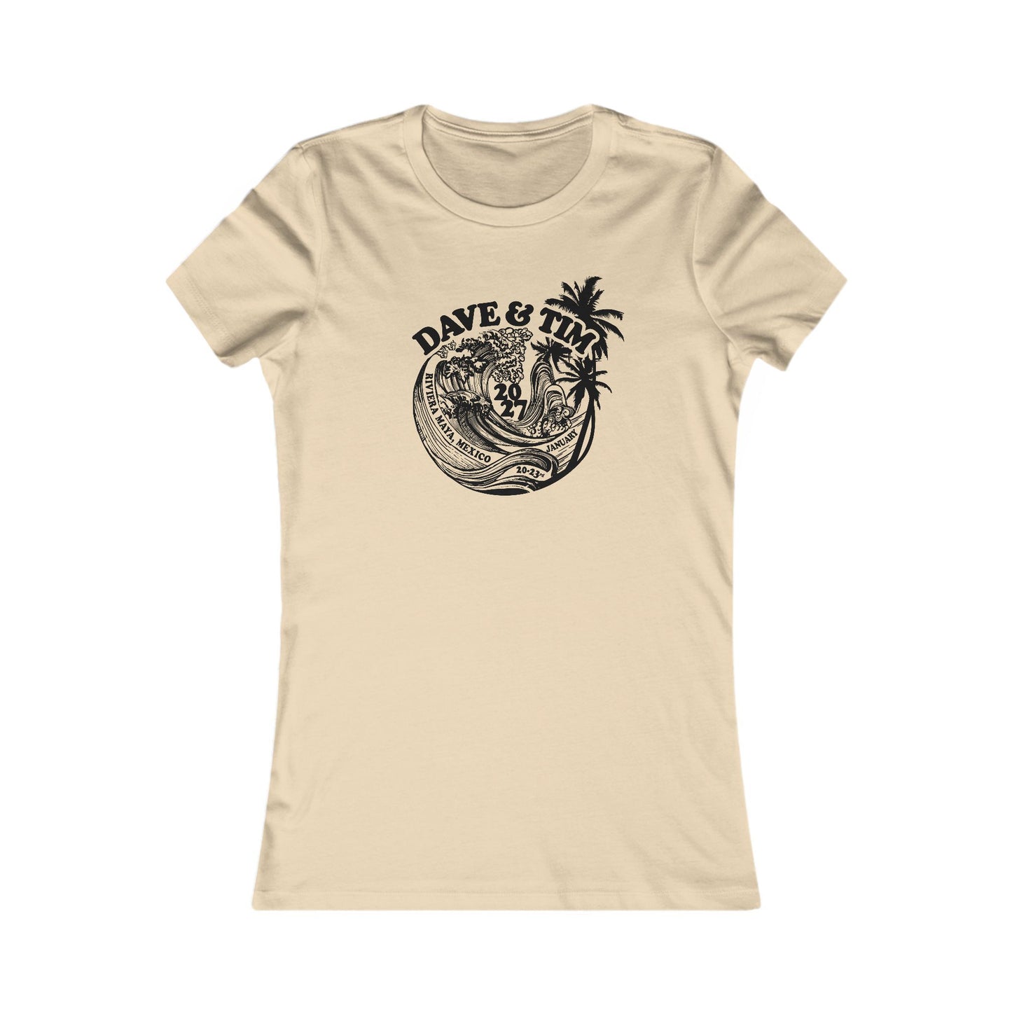 Dave and Tim Crash Mexico 2027 Woman's Cut Tee
