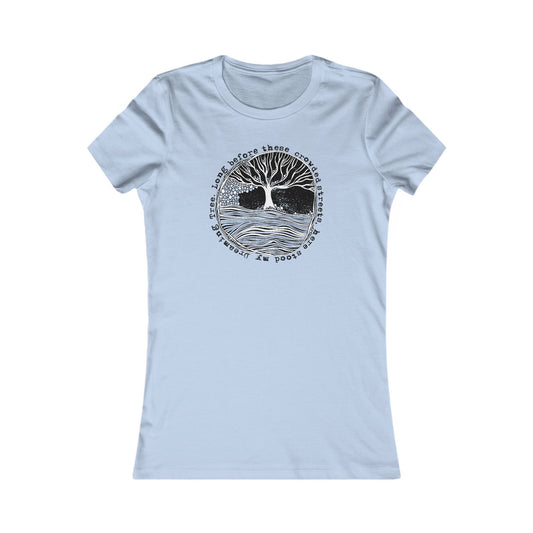 Long before these crowded streets Woman's Cut Tee