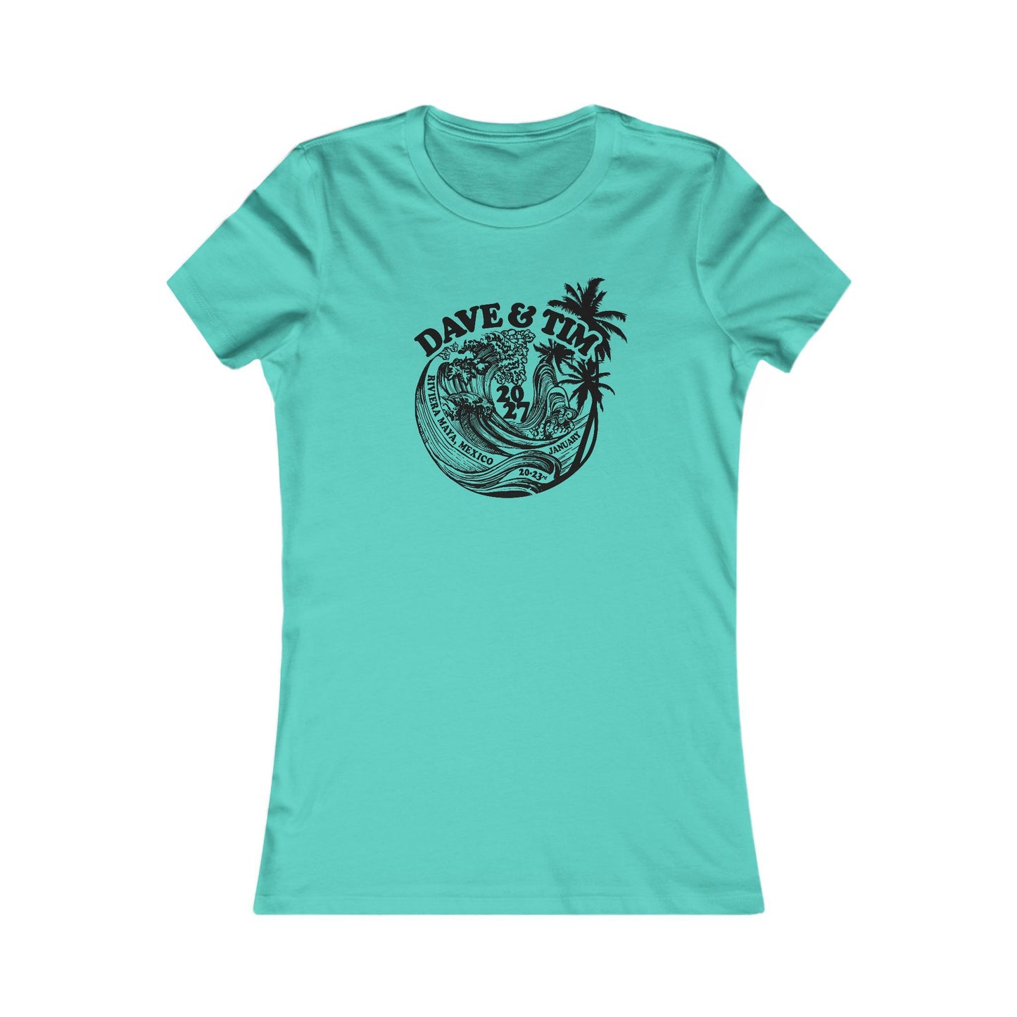 Dave and Tim Crash Mexico 2027 Woman's Cut Tee