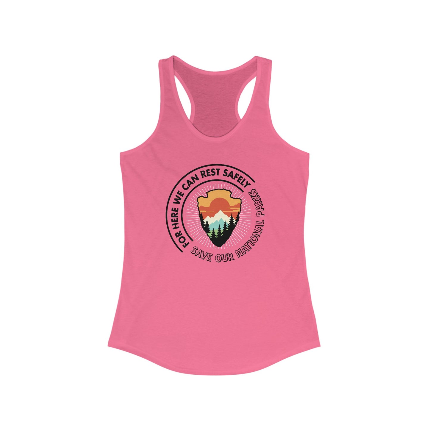 National Parks Rest Safely Woman's Tank