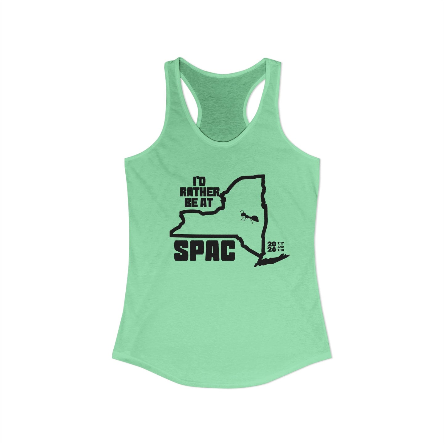 Rather Be At SPAC 2026 ant Woman's Tank